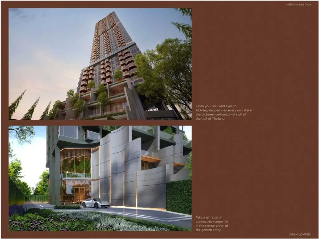 Arom Jomtien: бассейн