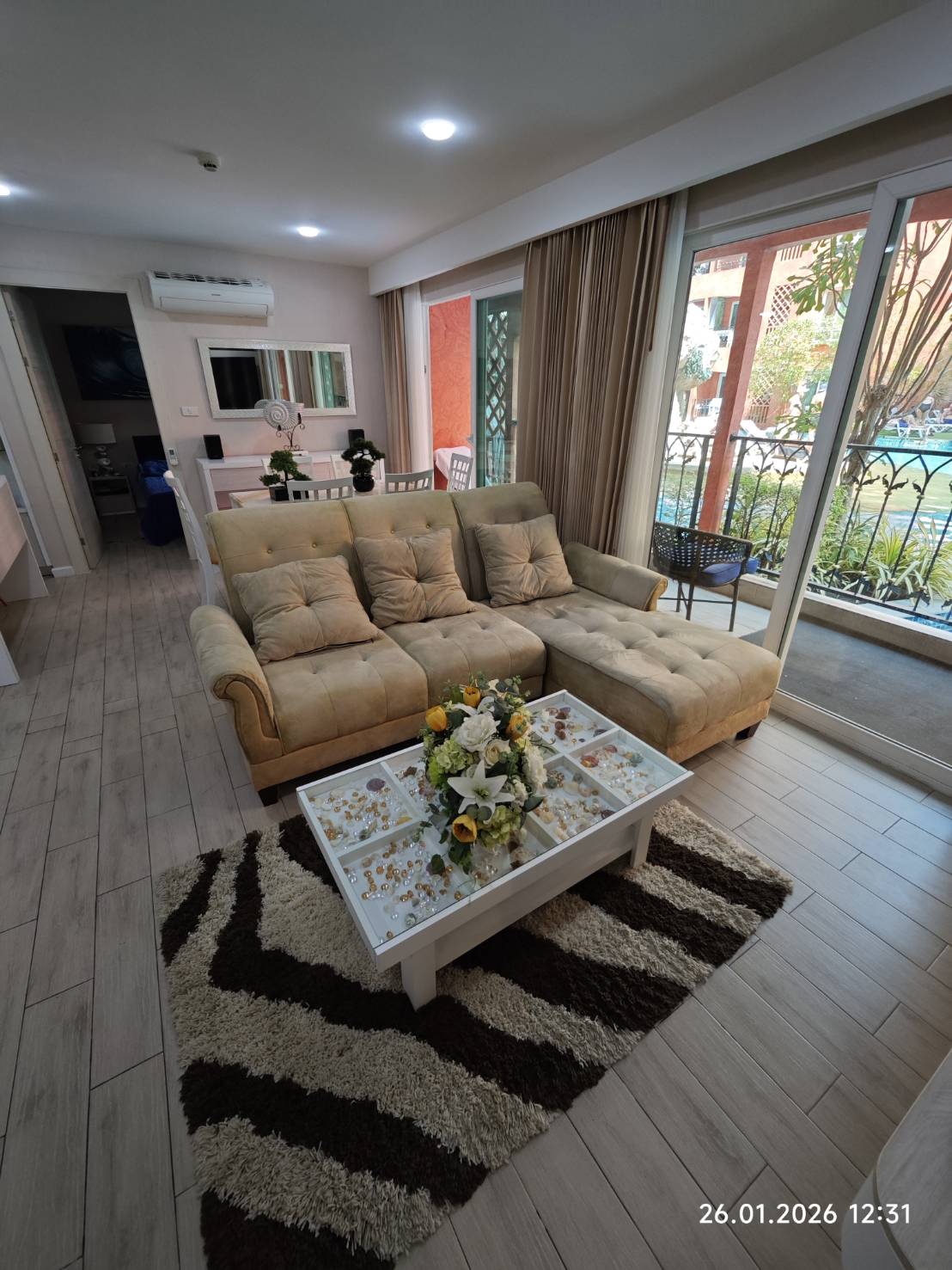 Seven Seas Jomtien — 2 bedroom, 36 м², 1 эт.