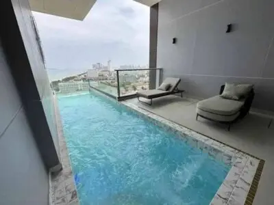 Copacabana Beach Jomtien — 1 bedroom, 23 эт.