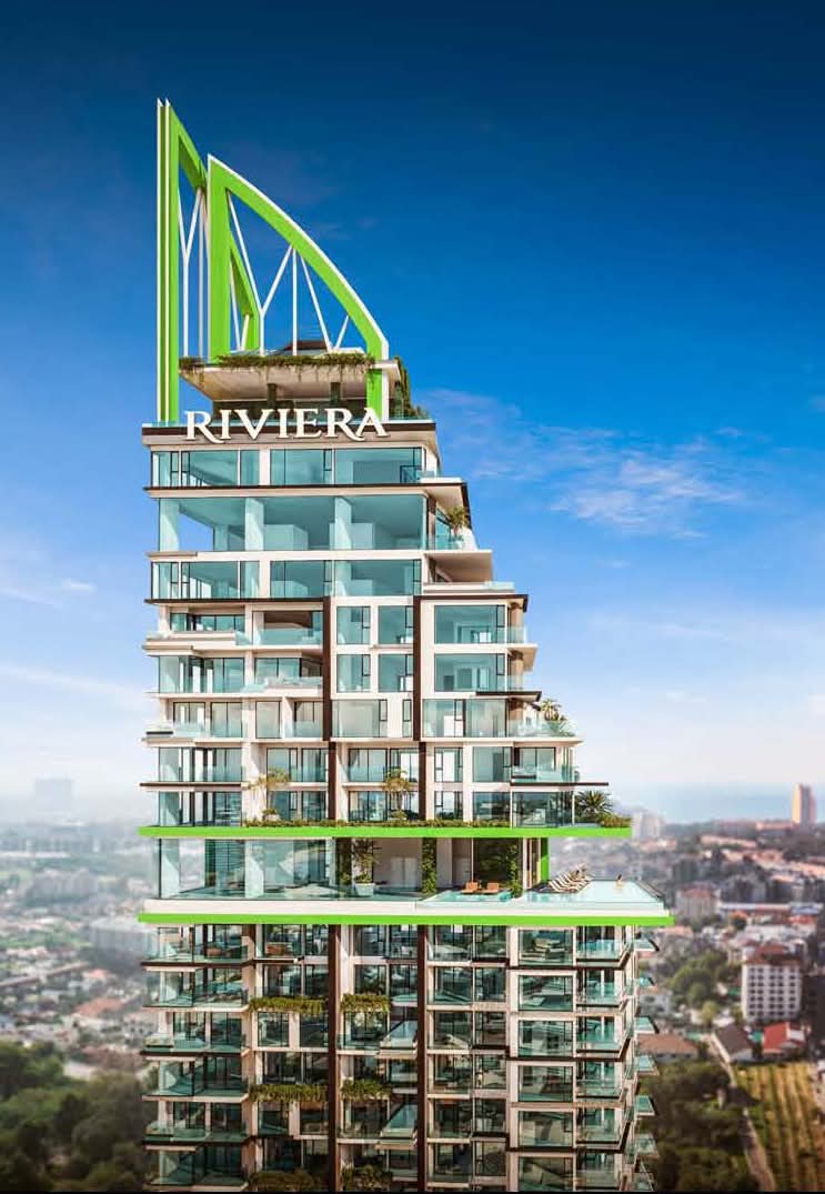 Riviera California — 1 bedroom, 37 м², 24 эт.