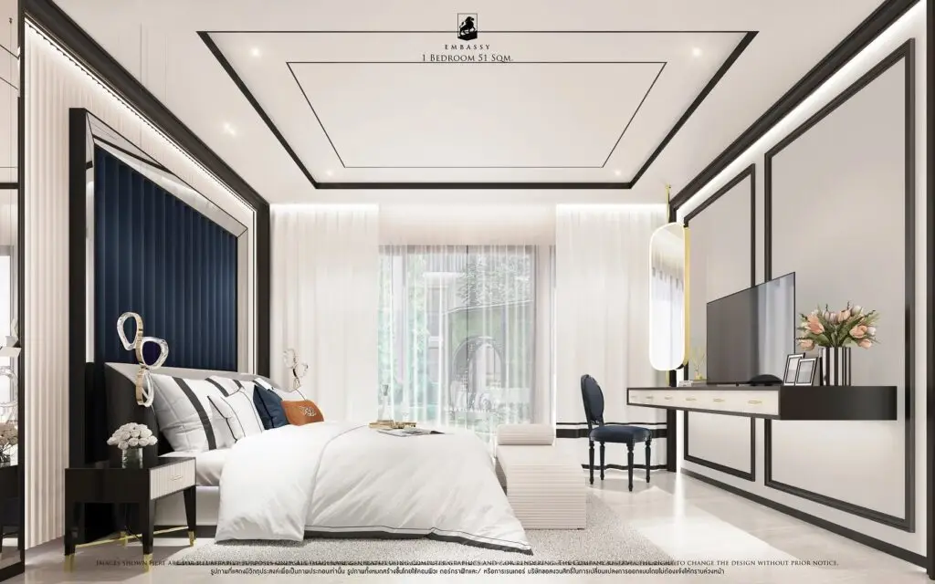 1 Спальная 51 м² interior 1