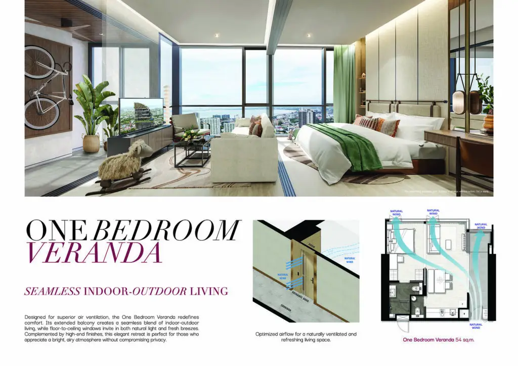 1-Спальная  34.00 - 56.00 м² interior 2