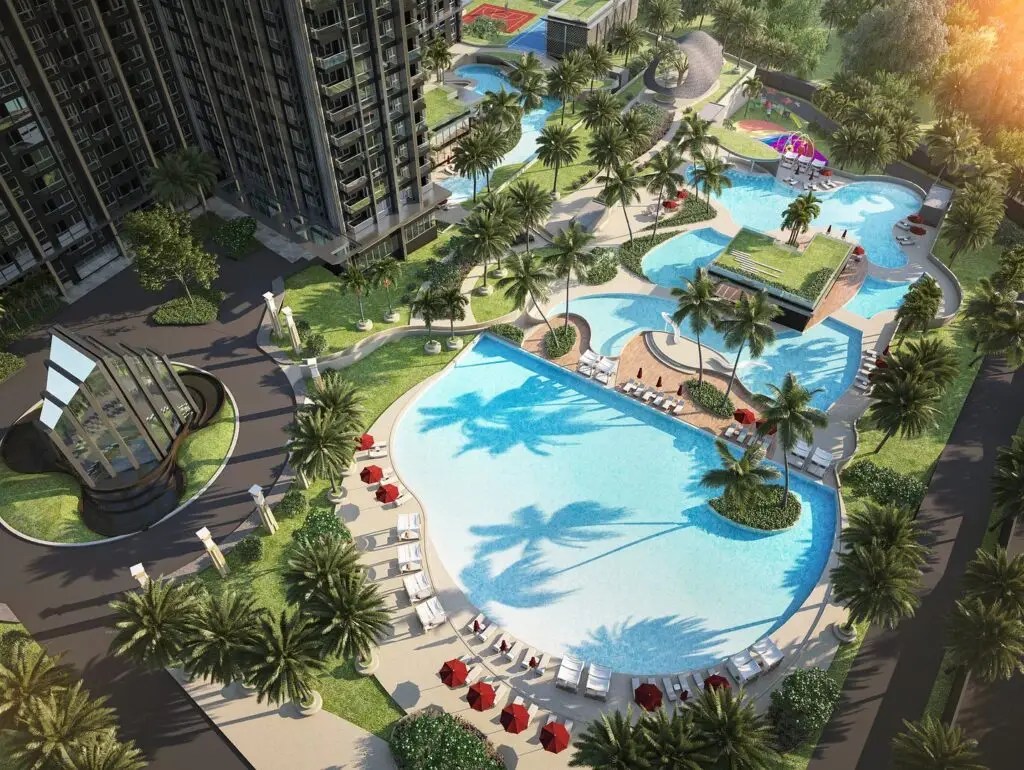 Grand Solaire: фасад комплекса