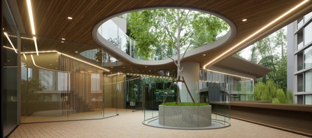 Secret Garden Condominium: лобби