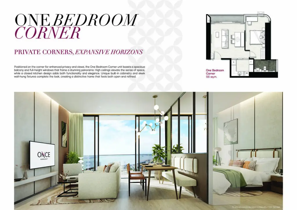 1-Спальная  34.00 - 56.00 м² interior 3