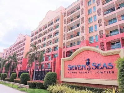 Seven Seas Jomtien — 2 bedroom, 73 м², 6 эт.