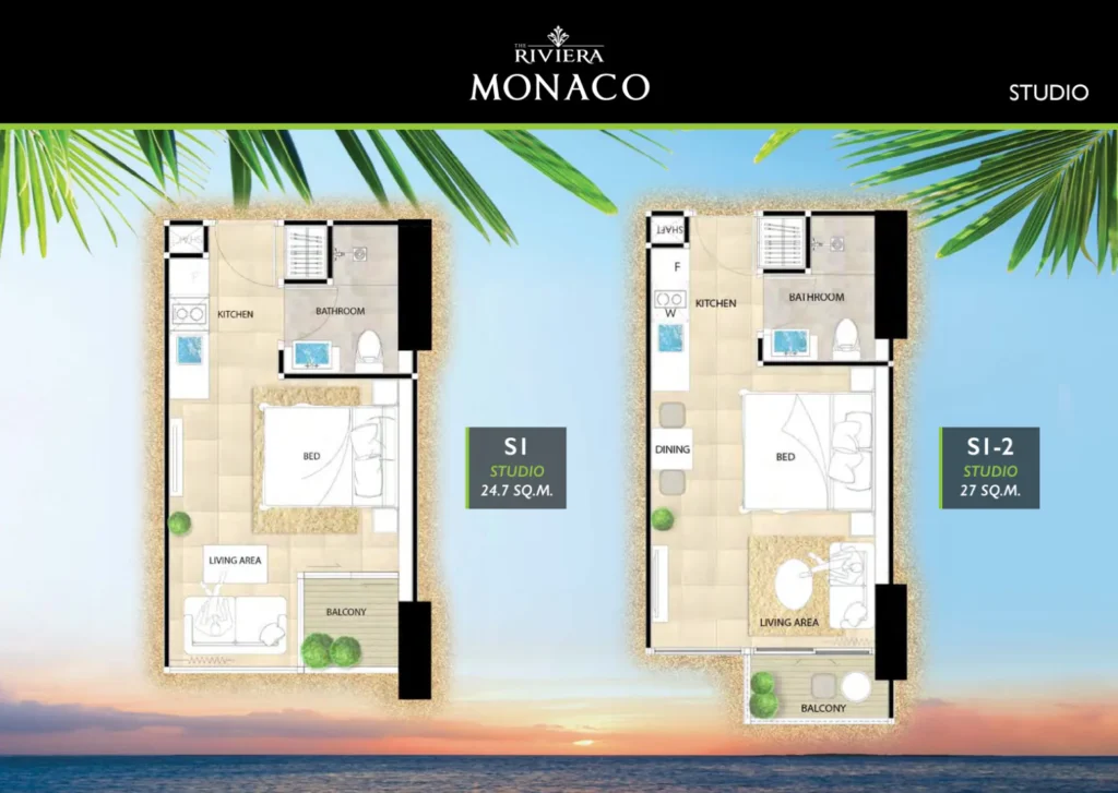 Студия 23.50 - 27.00 м²