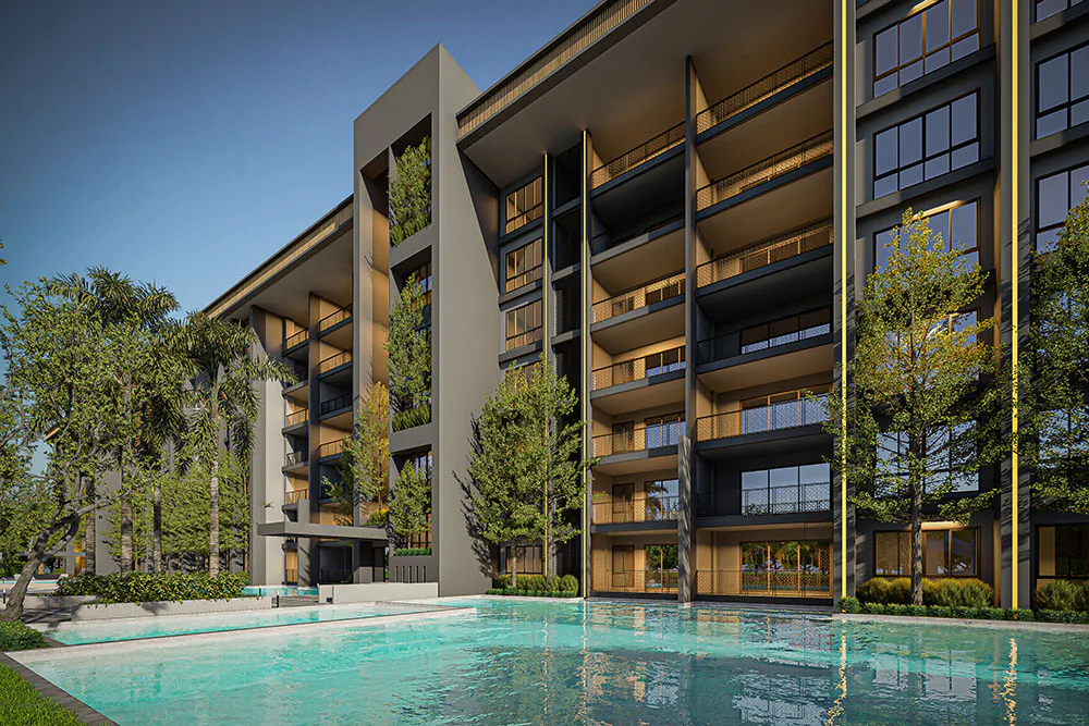Zensiri Residence Jomtien: фасад (7)