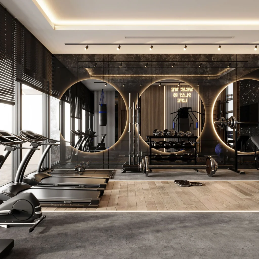 The Riviera Santa Monica: фитнес-зал