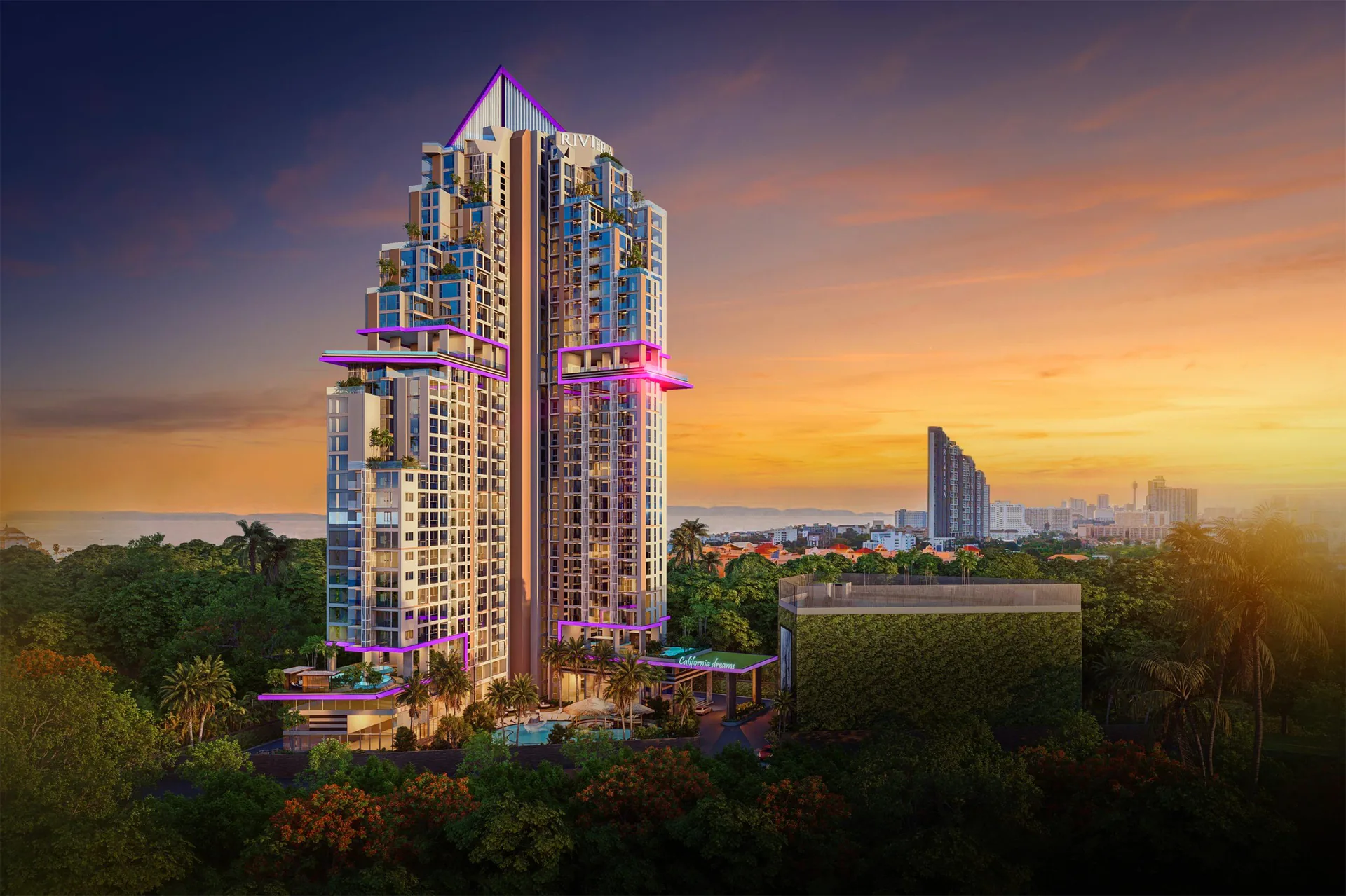 Riviera Santa Monica — 1 bedroom, 30 м², 6 эт.