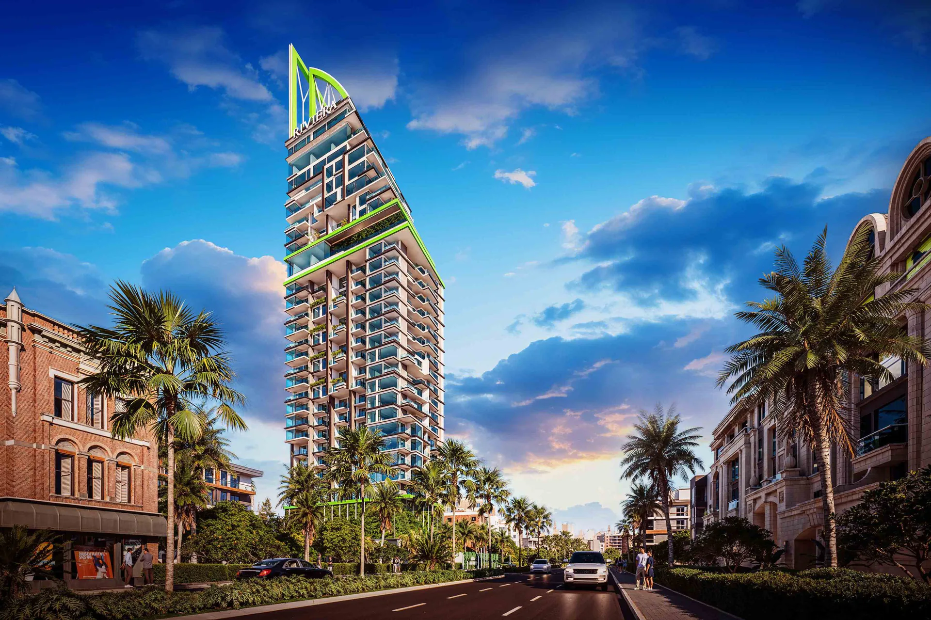 Riviera California — 1 bedroom, 37 м², 24 эт.