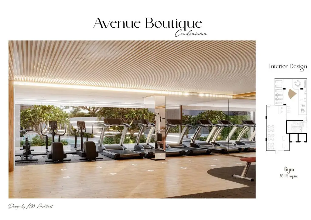 Avenue Boutique Condo: фитнес-зал