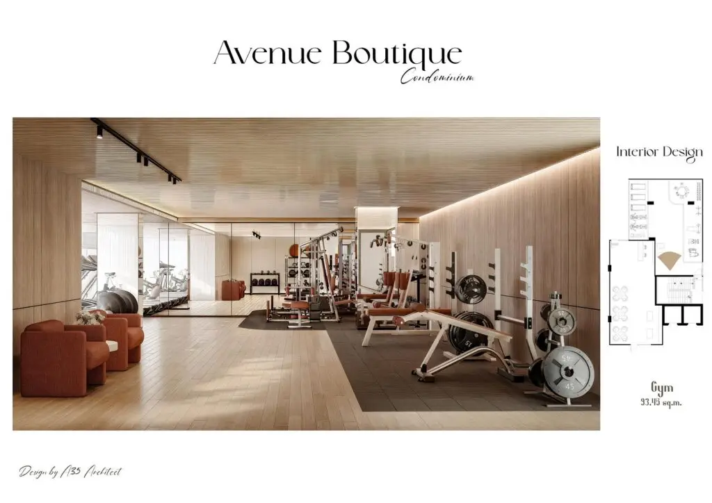 Avenue Boutique Condo: фитнес-зал
