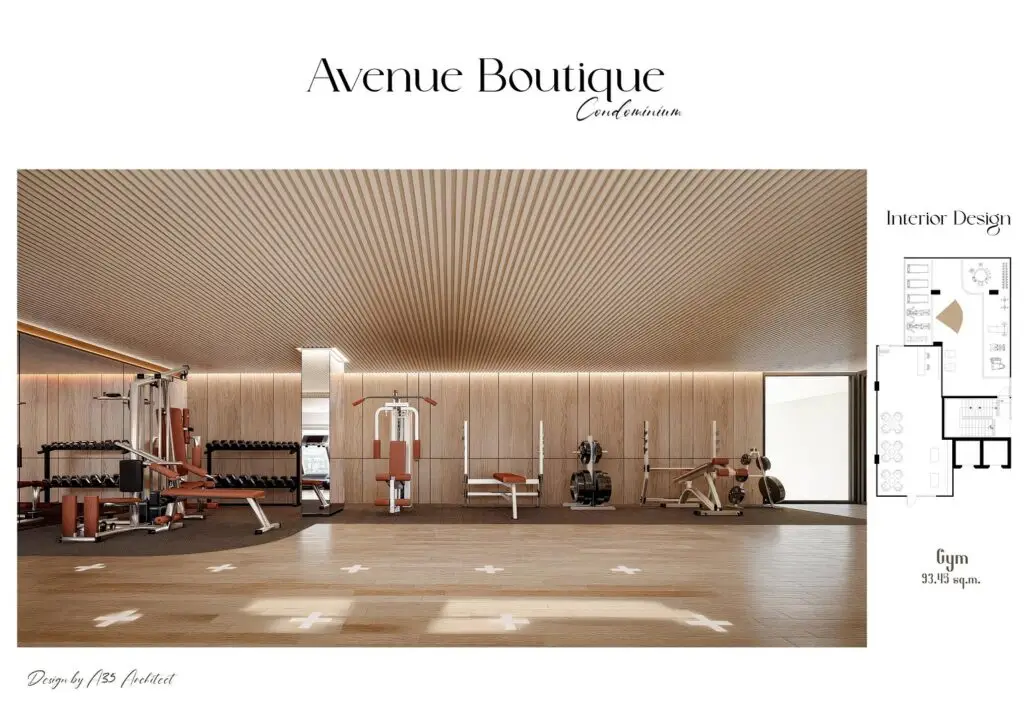Avenue Boutique Condo: фитнес-зал