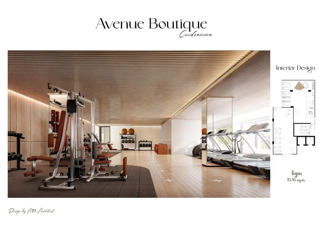 Avenue Boutique Condo: фитнес-зал