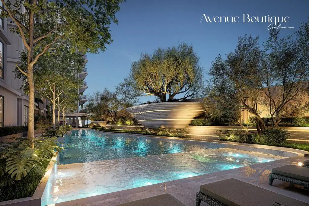 Avenue Boutique Condo: бассейн