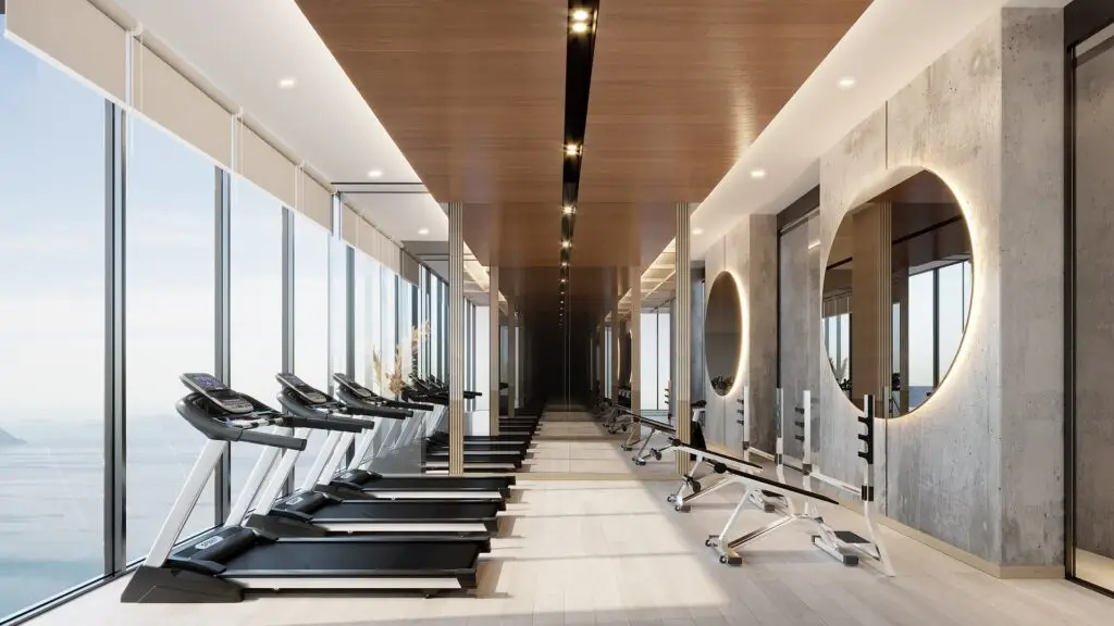 Skypark Lucean: фитнес-зал