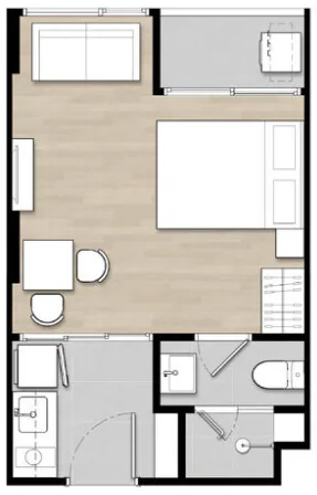 Студия 26.00 м²