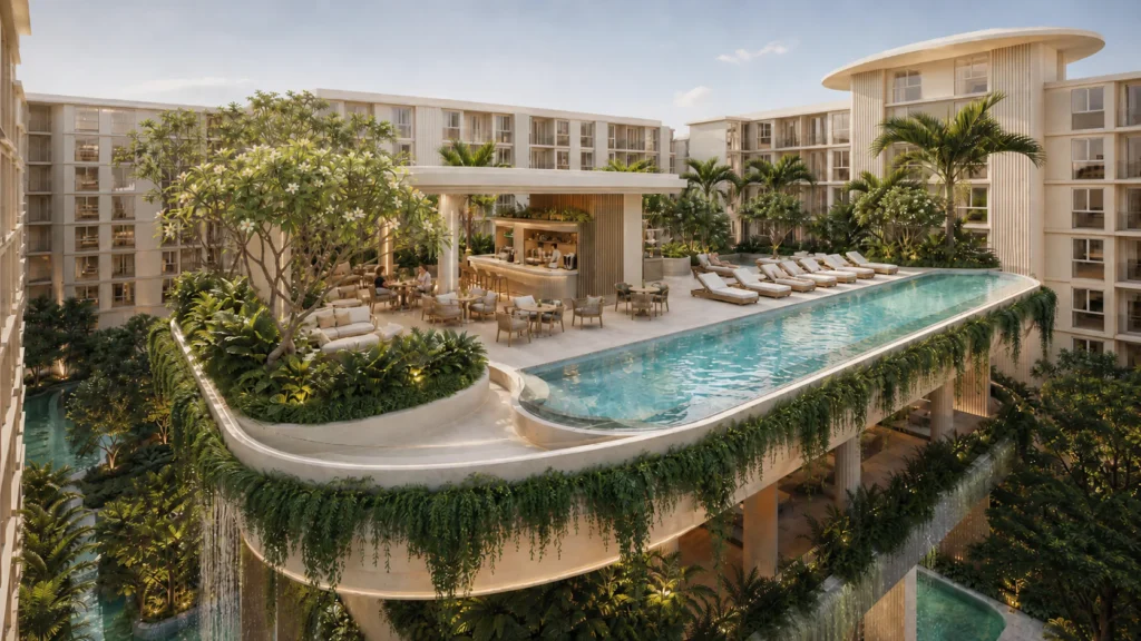 LOVE IT Wongamat Beach infinity pool / Luxury resort-style facilities in Pattaya