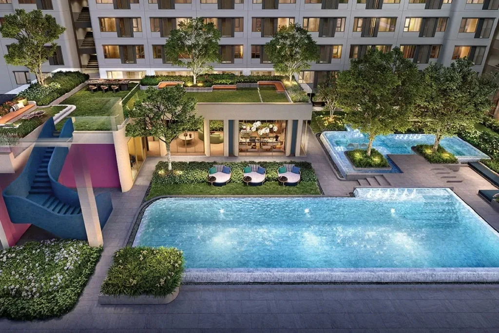 Life Sathorn Narathiwas 22: фасад (4)