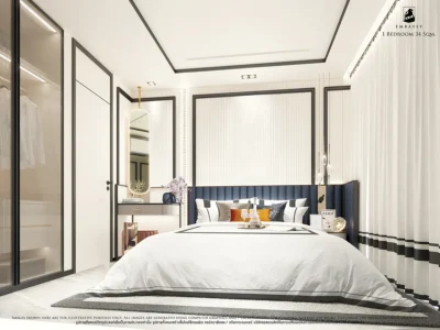 1-bedroom квартира 34 кв.м в Embassy Pattaya Jomtien — city view, иностранная квота