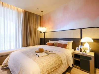 1-bedroom квартира 33 кв.м в AROM Jomtien Pattaya — 40 этаж, вид на море