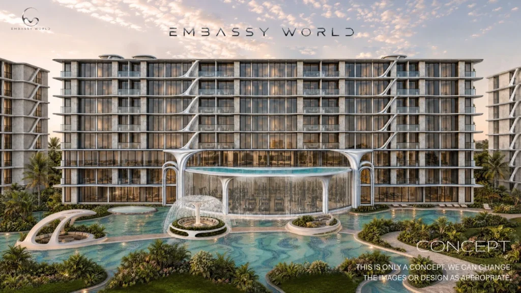 Embassy World: фасад комплекса