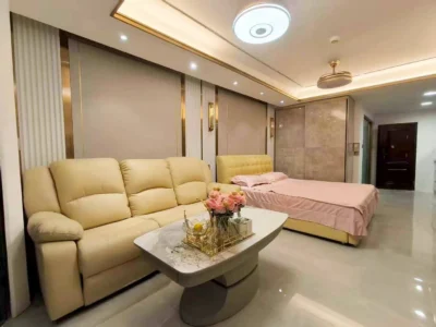 Студия 40 м² в Kieng Talay Condotel Pratumnak — частичный вид на море