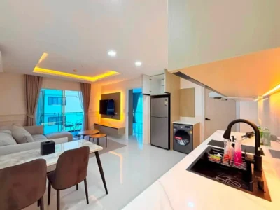 One Tower Pattaya — квартира 1 спальня 47 м² с видом на море | 3,6 млн ฿