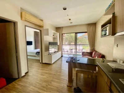 Treetops, Паттайя — квартира 35 м² с видом на море и город
